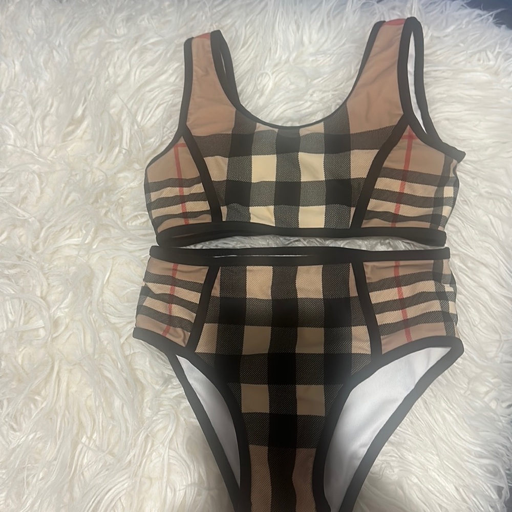 Toddler girl Burberry swim suit